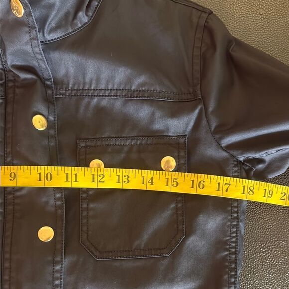 J. Crew Black and Gold Twill Field Jacket with Stand-Up Collar size XS - Picture 11 of 13